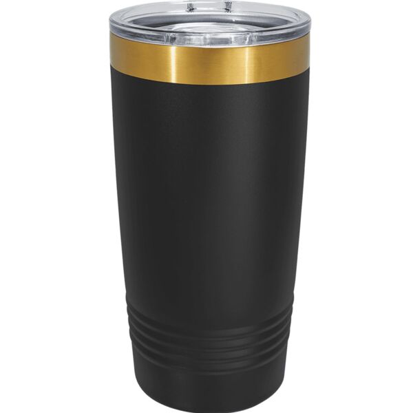 JDS Tumbler - Polar Camel 20 oz. Black/Bright Gold ION-Plated Thumbnail