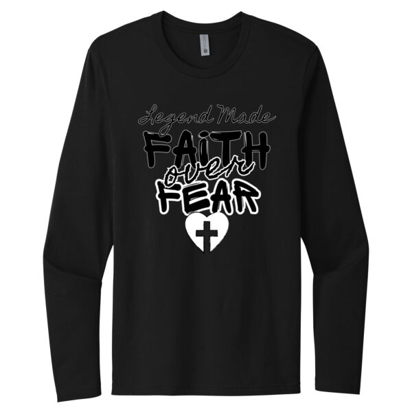 Legend Made Faith Over Fear - Black Thumbnail