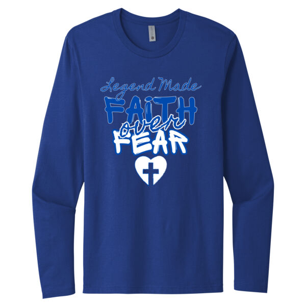 Legend Made Faith Over Fear - Blue Thumbnail