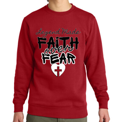 Legend Made Faith Over Fear - Red Thumbnail