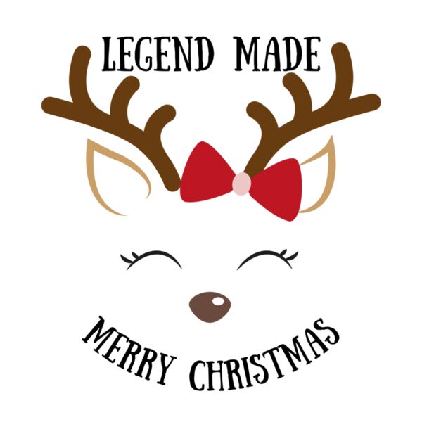 LEGEND MADE BRAND Merry Christmas Girl Thumbnail